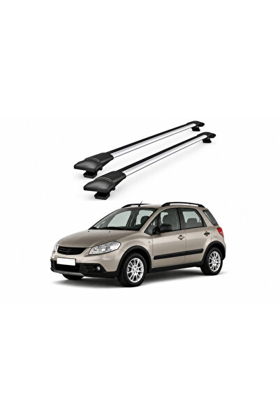 ART Bare portbagaj transversale auto aluminiu compatibile Fiat Sedici MPV 200...