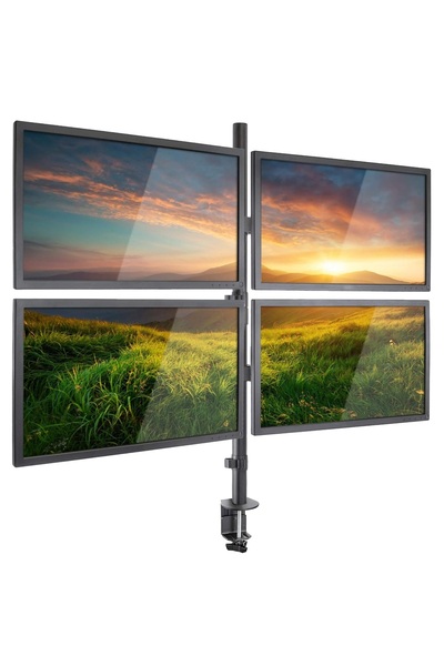 Ergoflex EF54 Steel Design 2-8 Kg Quad Screen Elevator 13-27inch Monitor Stand