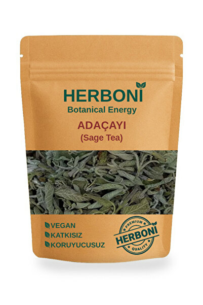 HERBONİ Ada Çayı 50g, Adaçayı Sage Tea, Doğal ve Katkısız