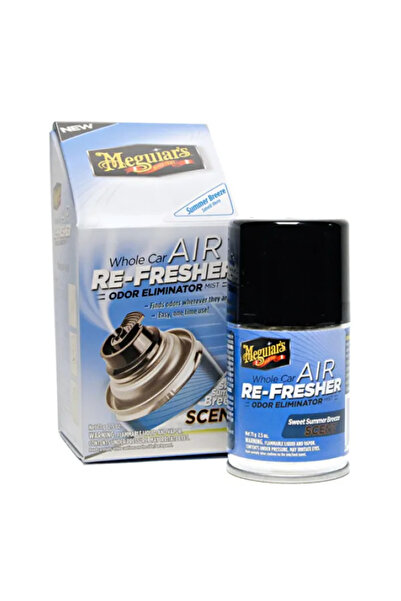 Meguiars Spray de curățare pentru aerul condiționat, împrospătator pentru înt...