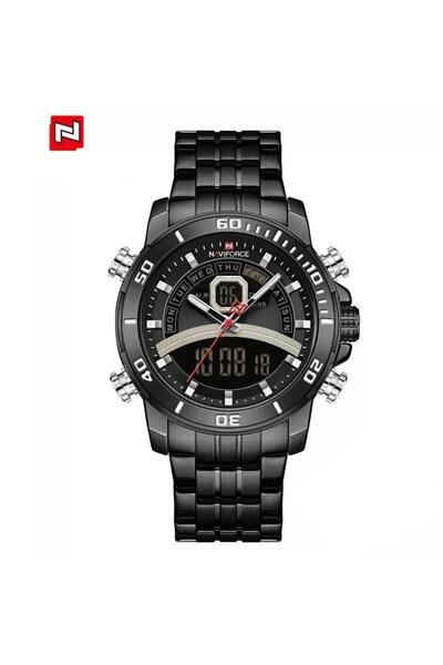 Naviforce DİJİTAL ANALOG DİJİTAL EKRAN MAVİ LED AYDINLATMALI ERKEK KOL SAATİ