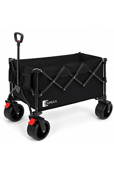 Outdoor Pro Cărucior utilitar pliabil multifuncțional pentru camping, plajă ș...