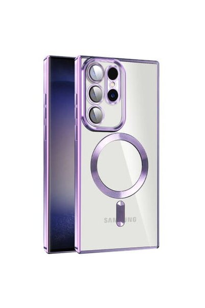 Techsuit Husa pentru Samsung Galaxy S22 Ultra 5G - Luxury Crystal MagSafe - L...