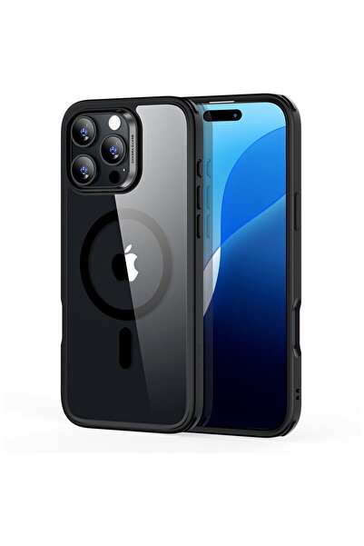 ESR Husa pentru iPhone 16 Pro - Classic Hybrid HaloLock - Clear Black