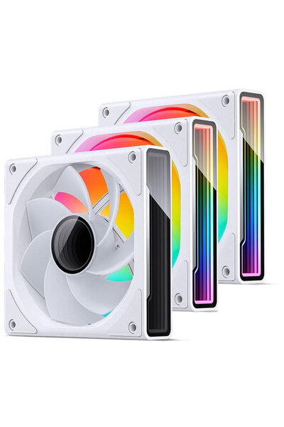 jonsbo ZK-120WR Ventilator Inversat 3 în 1, RGB - Alb