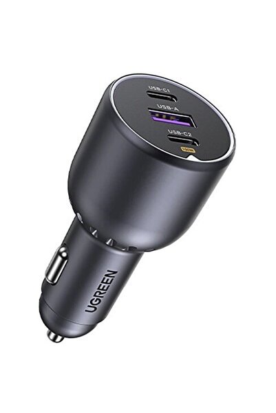 Ugreen EC705 5A 1x USB-A + 2x USB-C PD QC3.0 130W Negru