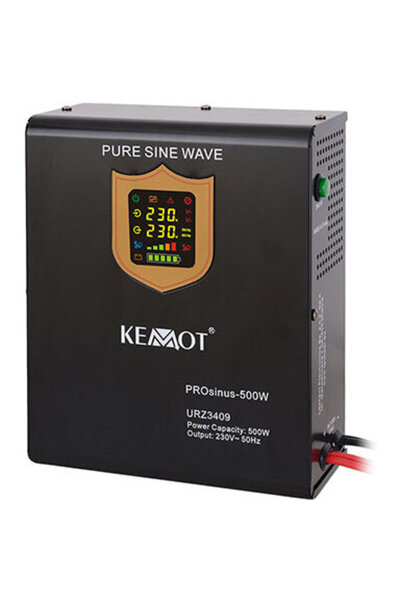 Kemot UPS centrale termice SINUS PUR URZ3409, 500W, 12V