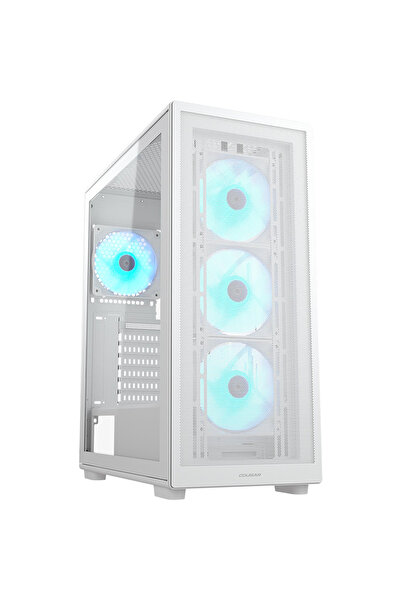 COUGAR GAMING Mid Tower Fara sursa MX220 RGB Alb