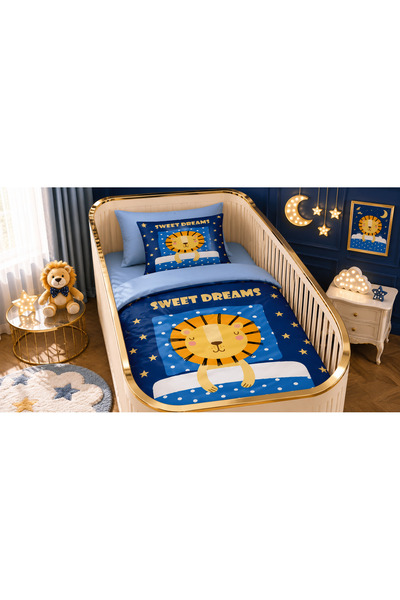 Fabeteks Sweet Dreams Children's Single Digital Baby Duvet Cover Set