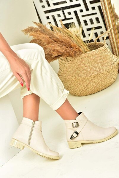 Fox Shoes Bež čizme sa niskim potpeticama za svakodnevnu upotrebu A726193409