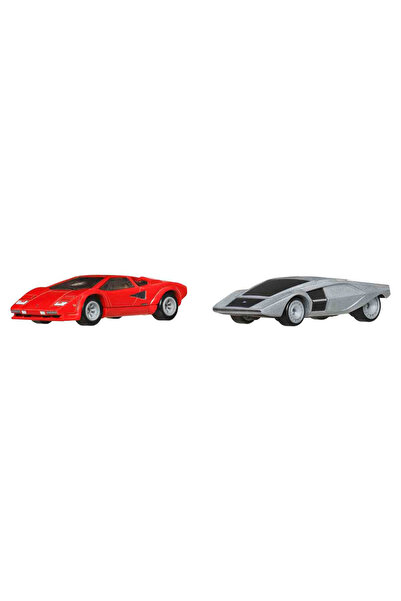 HOT WHEELS 1:64 Hot Wheels Premium Car Culture 2'li Paket HBL96 - Lamborghini Countach Lp5000 Qv Ve Lancia Stra