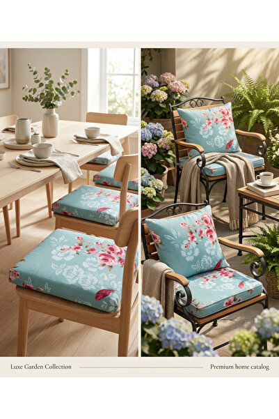 GENÇEV HOME COLLECTİONS Set de 4 perne pentru scaun