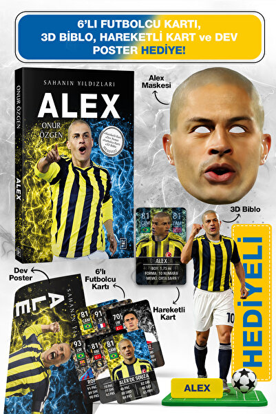 Parodi Yayınları Alex Futbolcu Kitab - Maske, 3D Biblo, Dev Poster, Hareketli...