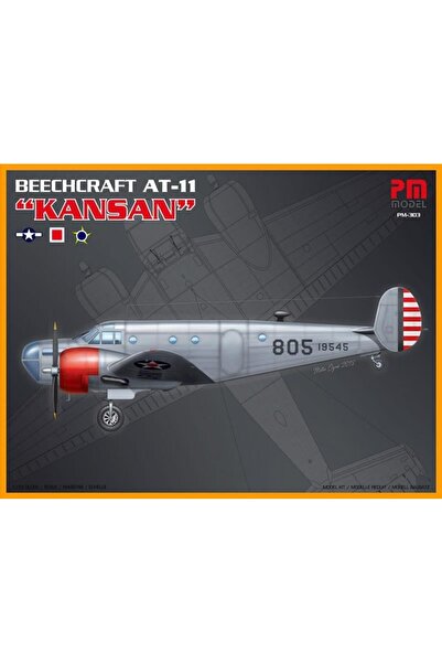 Genel Markalar Model 303 1/72 Ölçek, Beechcraft AT-11 Kansan Bombardıman-Eğit...