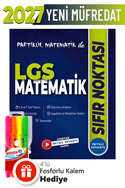 Partikül Matematik 8. Sınıf LGS Matematik Sıfır Noktası