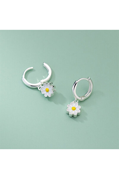 Choice Flowers Sweet Daisy Flower Hoop Earrings For Women 2023 New Fashion Ro...