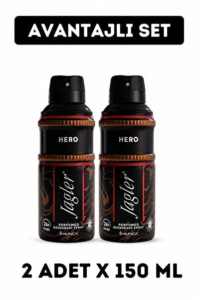 Jagler Deodorant Hero Men 150 ml X2