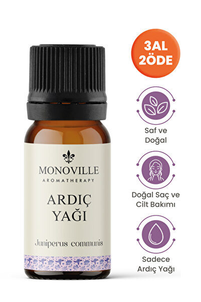 Monoville Ardıç Uçucu Yağı 10 ml Saf ve Doğal (Juniper Berry Essential Oil)