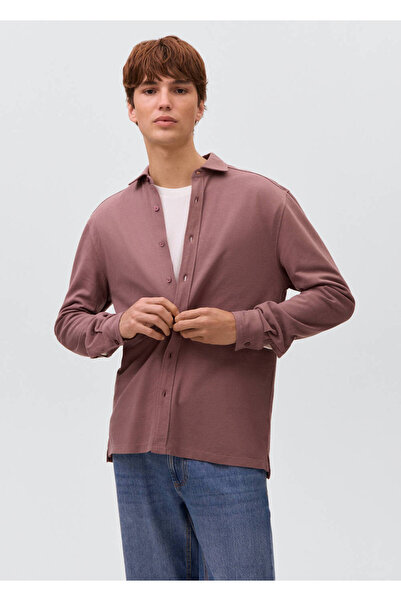 Mango Teen Pamuklu polo yaka tişört