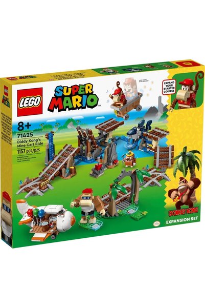 LEGO Super Mario - de extindere - Plimbarea cu vagonetul minier a lui Diddy K...