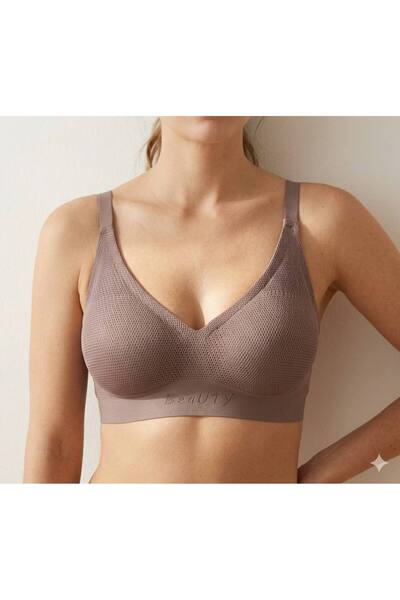 nixci intimates Laser Cut Honeycomb Texture Breathable Non-Marking Wire-Free ...