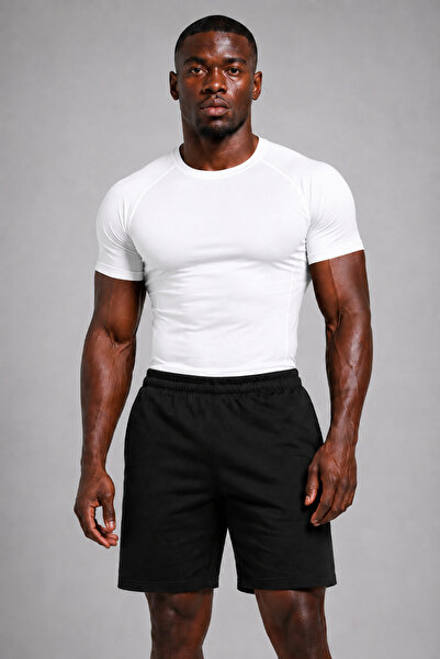 Stylovi Men's Slim Fit Fitness Compression T-Shirt, Tight Fit, Extra Flexible...