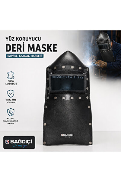 Sağdıç Saraciye Sağdıç Cs-301 Deri Kapaklı Baş Maske Camsız