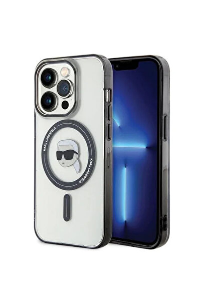 Karl Lagerfeld KLHMP15LHKHNOTK husă pentru iPhone 15 Pro - transparentă