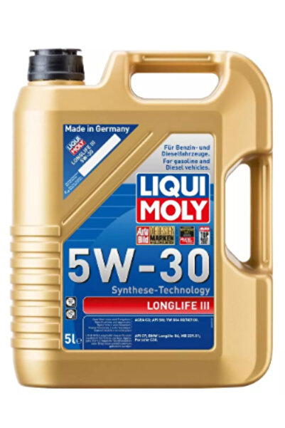 Liqui Moly Longlife III 5W-30 Volkswagen Motor Yağı (5 Litre)