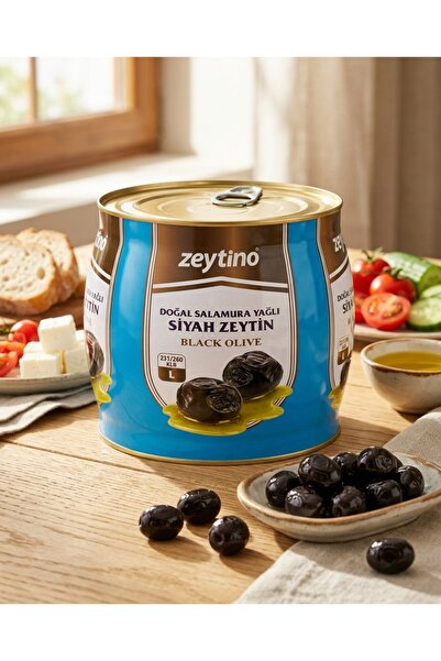 Zeytino Gemlik Siyah Zeytin 1.5 kg (231/260) L