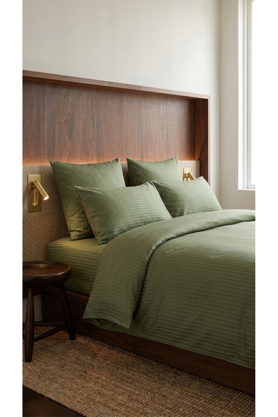 Minteks Deluxe Cotton Satin Double Duvet Cover Set