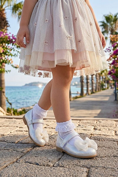 Kiko Kids Lil Cırtlı Kız Bebek / Çocuk Babet Ayakkabı