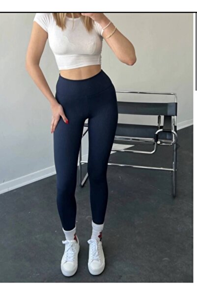 Mercan Kids & Boutique Women's High Waist Gathering Tights Seamless No-Show S...