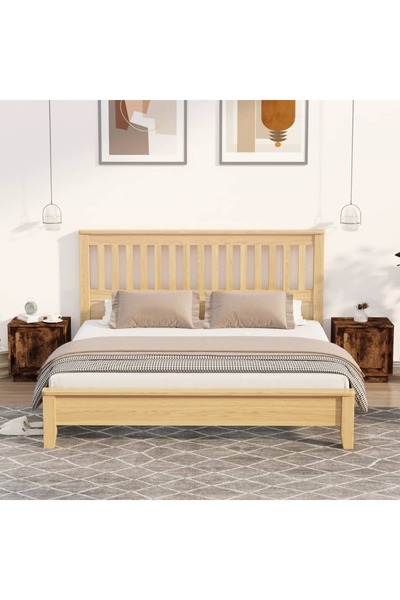 Concept Noptiere, 2 buc., stejar afumat, 44x35x45 cm, lemn prelucrat