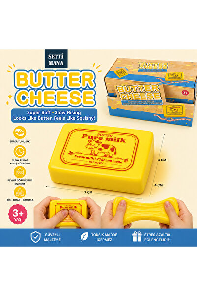 TOYTOPIA Pure Milk Butter Milk Squishy Yavaş Yükselen Stres Oyuncağı | Yumuşa...