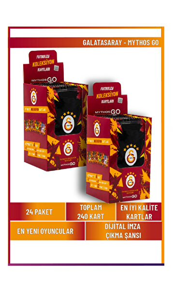Galatasaray - Mythos Go Futbolcu Kartları 2025/26 - Tam Kutu