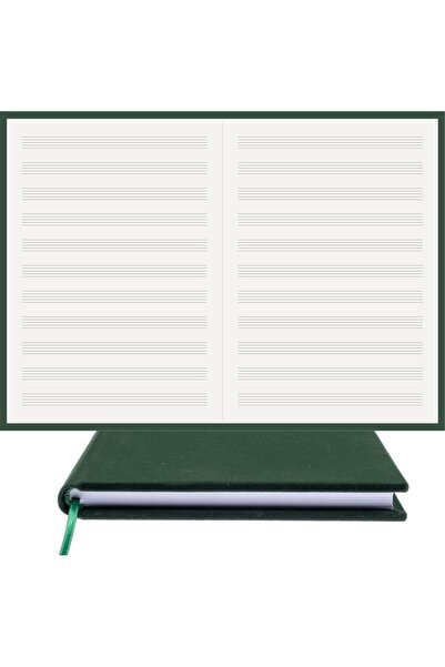 BİDEFTER كتاب موسيقى (بدون مفتاح) 100% صناعة يدوية، خياطة يدوية (خيوط) تجليد ...