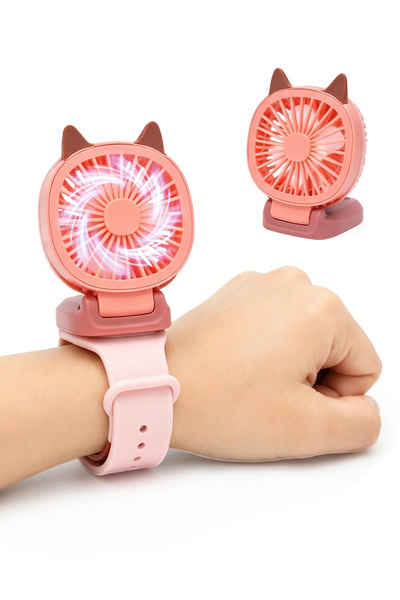 Axpeih Kids Wristwatch Fan – Portable USB Rechargeable Mini Fan for Children,...