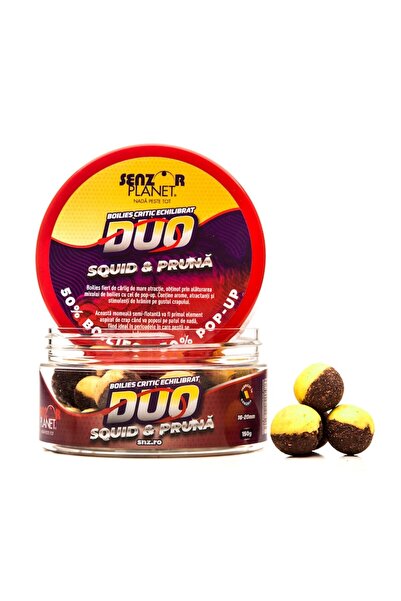 Senzor Planet Boilies Duo Squid & Plum Hook 16-20mm 150g