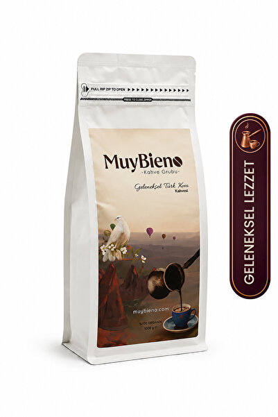 Muybieno قهوة تركية سائبة مطحونة بالرغوة 100% أرابيكا، قهوة تركية تقليدية ذات...