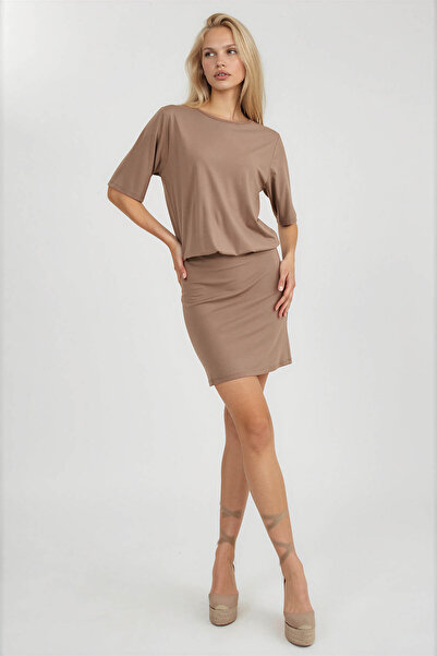 Vitrin Waist-Seated Blouse Dress