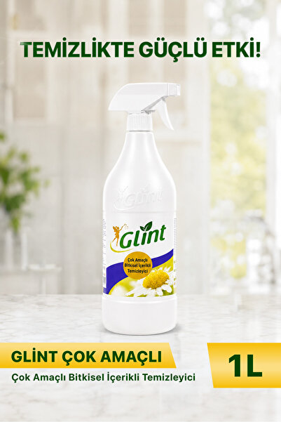 GLİNT Çok Amaçlı Bitkisel İçerikli Temizleyici 1 Litre Leke ve Yağ Temizliği