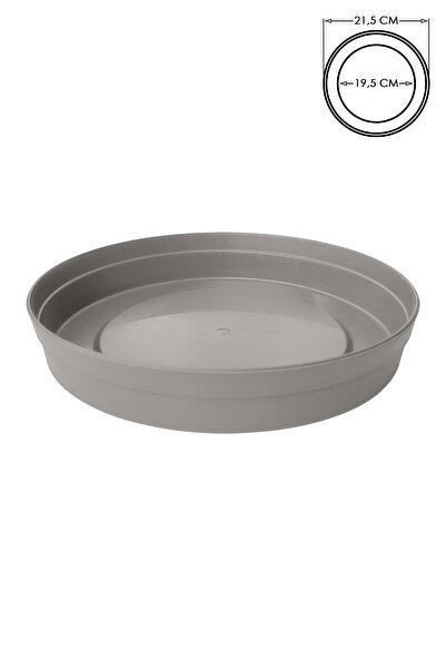 ToXA Saksı Tabağı 21.5cm Fulya Tabak No30 Tabak Bej Poliwork Plastik Altlık