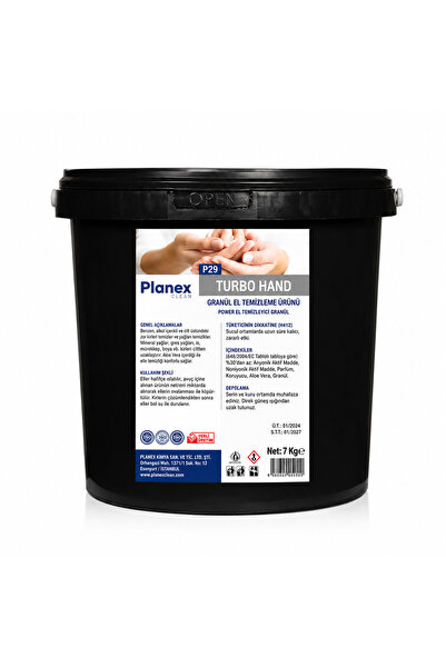 PLANEX CLEAN Planex - Turbo Hand Sanayi Tipi Ponzalı Granürlü Güçlü Sıvı El S...