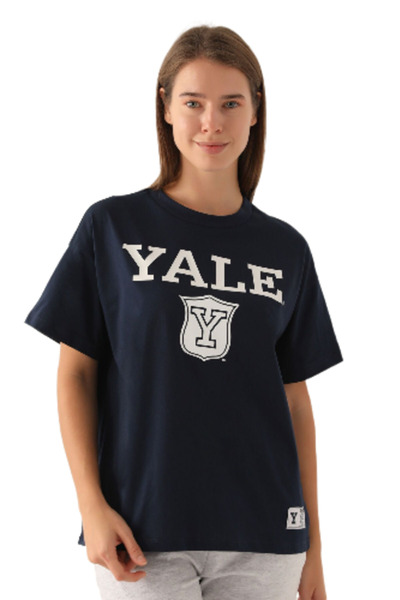 Yale Γυναικείο T-Shirt Navy Blue