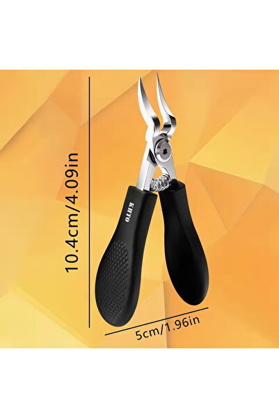 Choice Black-1piece KHTO Professional Heavy-Duty Steel Toenail Clipper with S...
