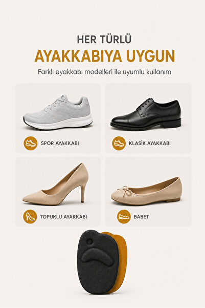 Active Team SP10 - Yapışkanlı Parmak Ayraçlı Pençe Destek | Ayakkabı Daraltma Ve Yumuşak Pençe Destek Pedi