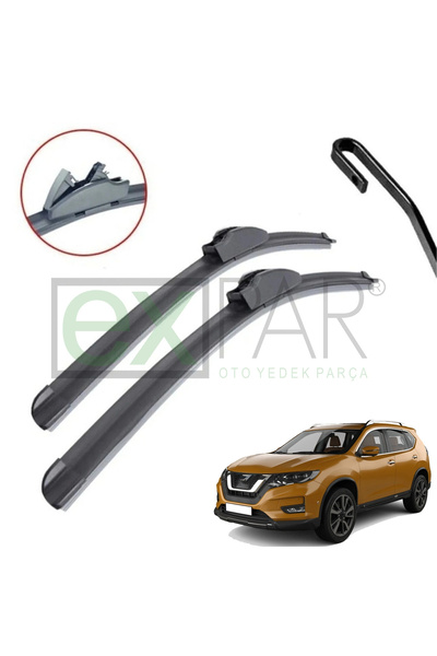 EXPAR OTO NİSSAN X-TRAİL ÖN CAM SİLECEK SÜPÜRGESİ TAKIMI 2015 - 2021 XTRAİL Ö...