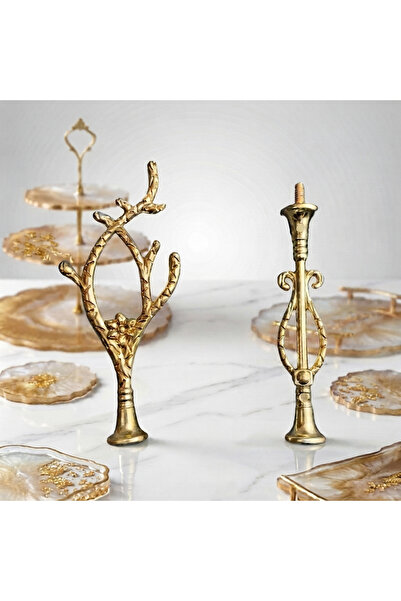 cnk craft shop Epoksi Reçine Katlı Sunum & Servis Aparatı Cnk Craft Shop