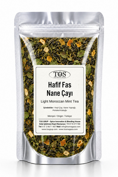 TOS The Organic Spices 100 جرام (الأول) الجودة) شاي النعناع المغربي اللطيف - ...